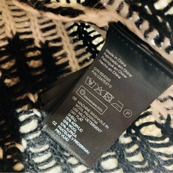 H&M S wool alpaca blend cottagecore sweater - Picture 5 of 7